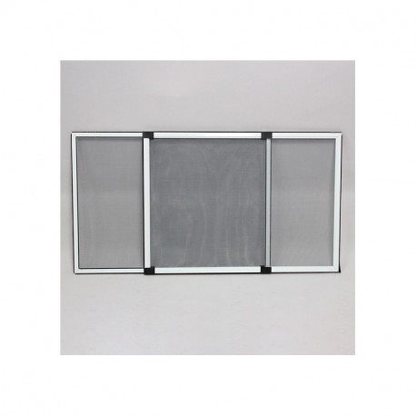 Moustiquaire cadre extensible Moustikit, largeur de 70 cm à 133 cm, Hauteur 50 cm Blanc